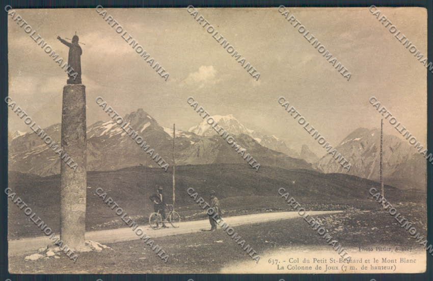Aosta San Bernardo Piccolo PIEGATA cartolina MQ4722 – fronte