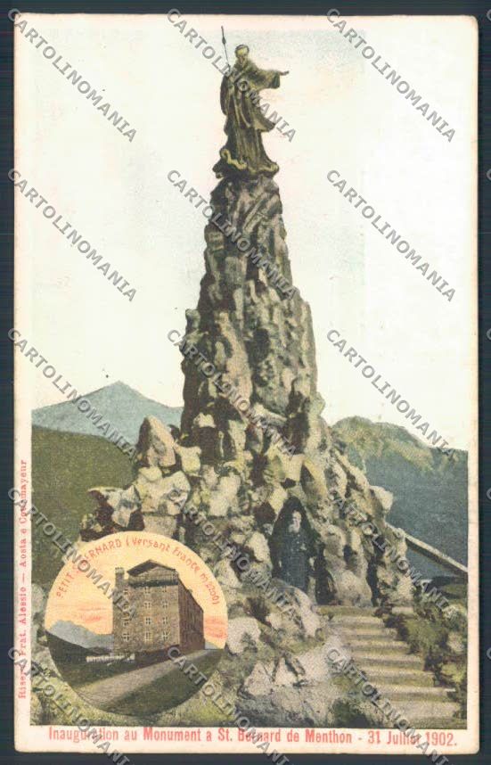 Aosta San Bernardo Piccolo cartolina MQ4724 – fronte