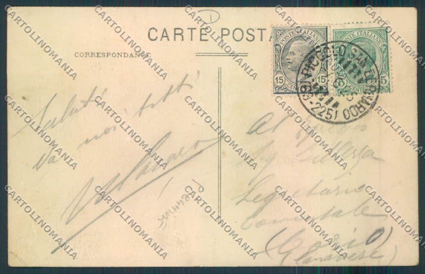 Aosta San Bernardo Piccolo PIEGHINE cartolina MQ4728 – retro