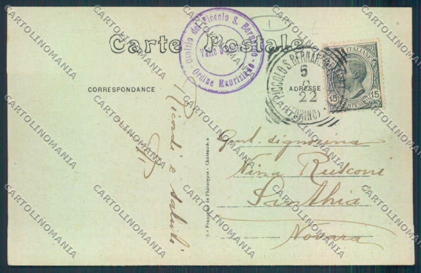 Aosta San Bernardo Piccolo cartolina MQ4731 – retro