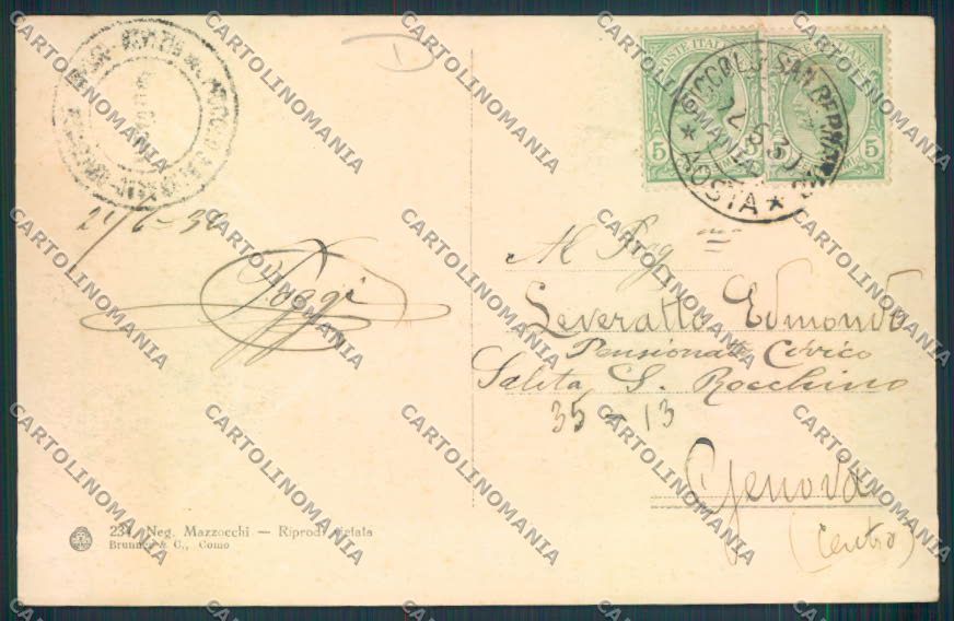 Aosta San Bernardo Piccolo cartolina MQ4733 – retro