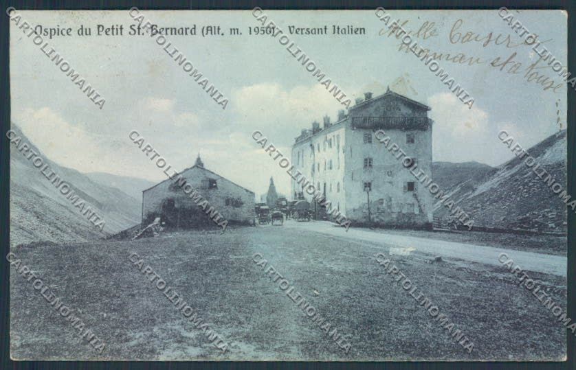 Aosta San Bernardo Piccolo cartolina MQ4734 – fronte