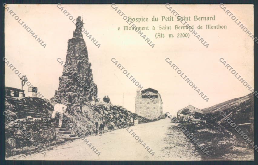 Aosta San Bernardo Piccolo cartolina MQ4739 – fronte