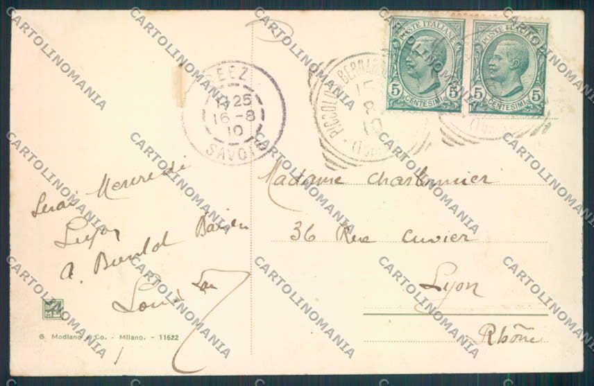 Aosta San Bernardo Piccolo cartolina MQ4739 – retro