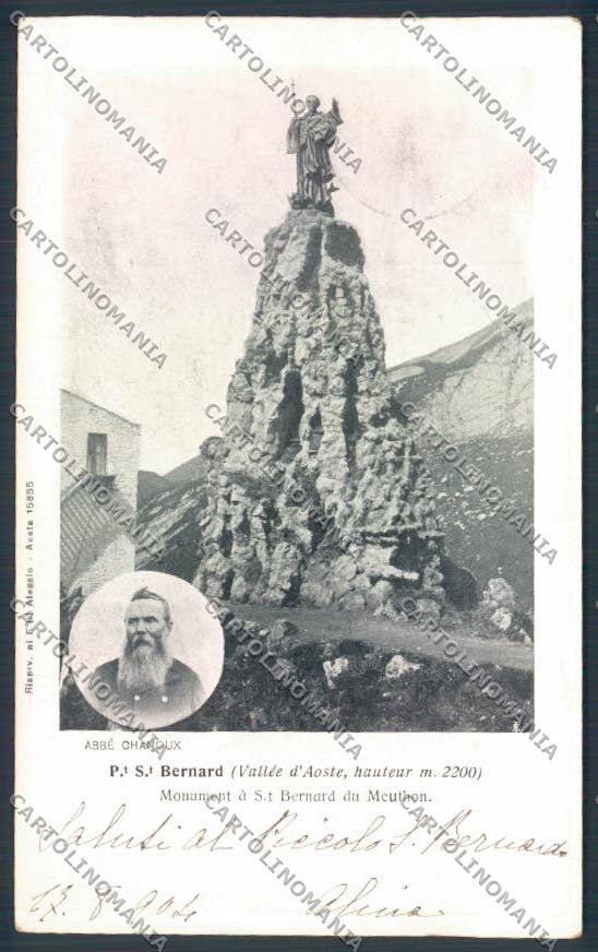 Aosta San Bernardo Piccolo cartolina MQ4747 – fronte