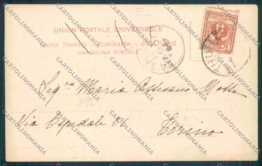 Aosta San Bernardo Piccolo cartolina MQ4747 – retro