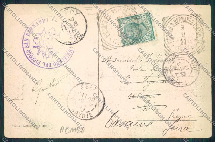 Aosta San Bernardo Piccolo Dog cartolina MQ4751 – retro