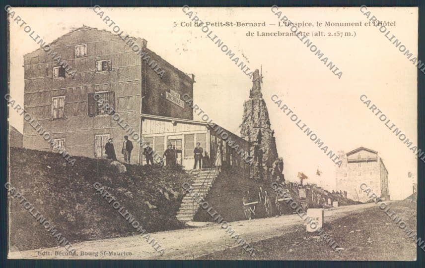 Aosta San Bernardo Piccolo PIEGHINA cartolina MQ4756 – fronte