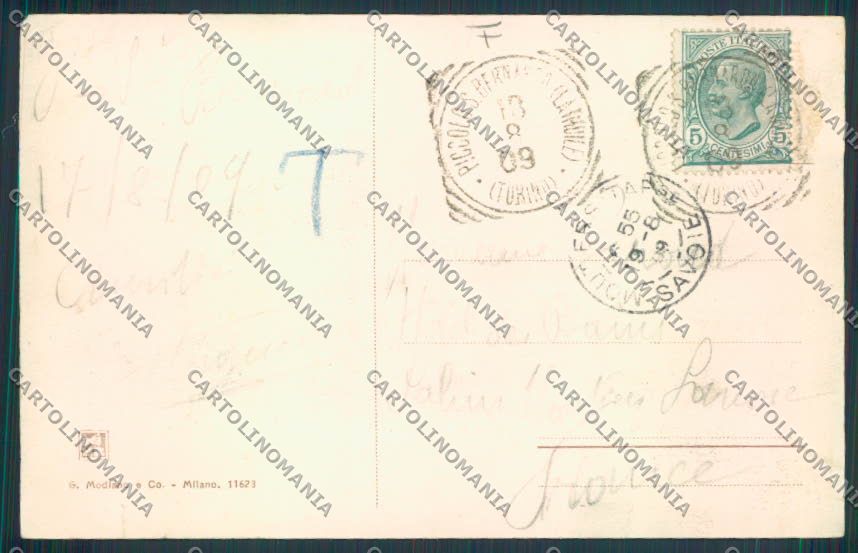 Aosta San Bernardo Piccolo cartolina MQ4757 – retro