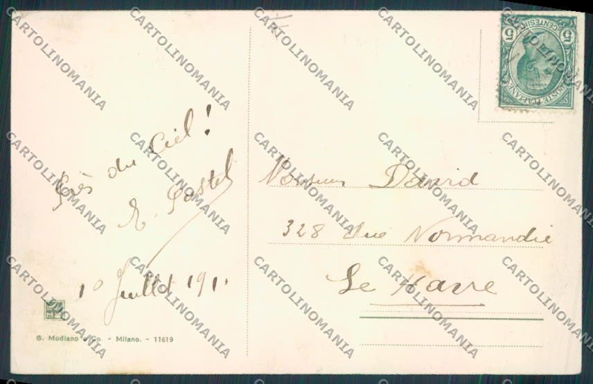 Aosta San Bernardo Piccolo cartolina MQ4759 – retro