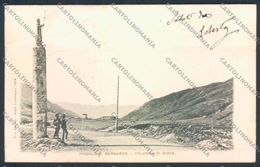 Aosta San Bernardo Piccolo cartolina MQ4763 – fronte