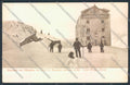Aosta San Bernardo Piccolo Genta PIEGA cartolina MQ4764 – fronte