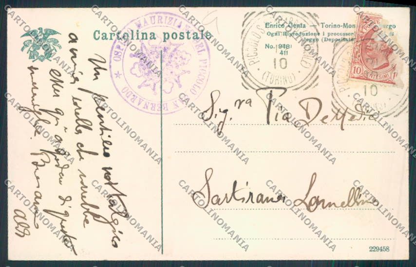 Aosta San Bernardo Piccolo Dog cartolina MQ4768 – retro