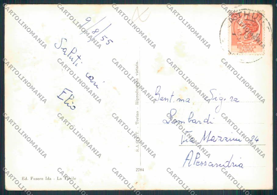 Aosta San Bernardo Piccolo foto FG cartolina MQ4777 – retro