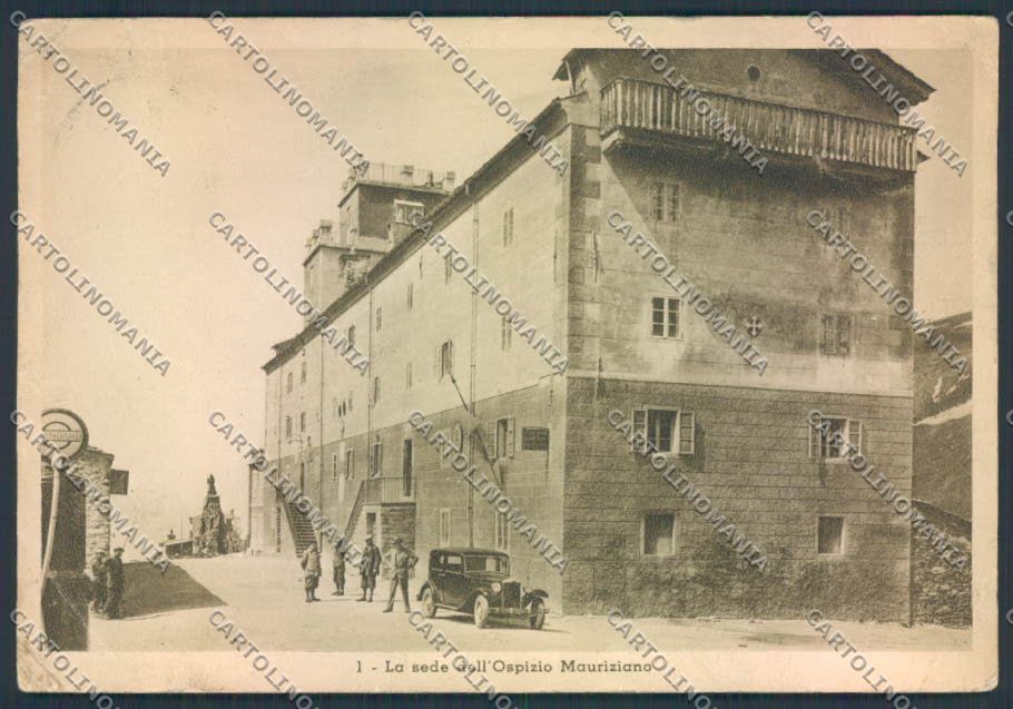 Aosta San Bernardo Piccolo PIEGHINE FG cartolina MQ4784 – fronte