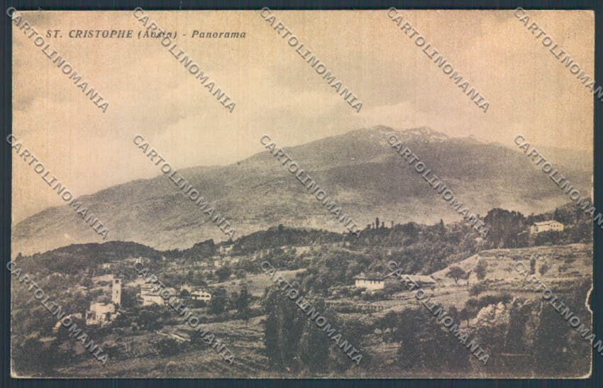 Aosta Saint Cristophe cartolina MQ4795 – fronte
