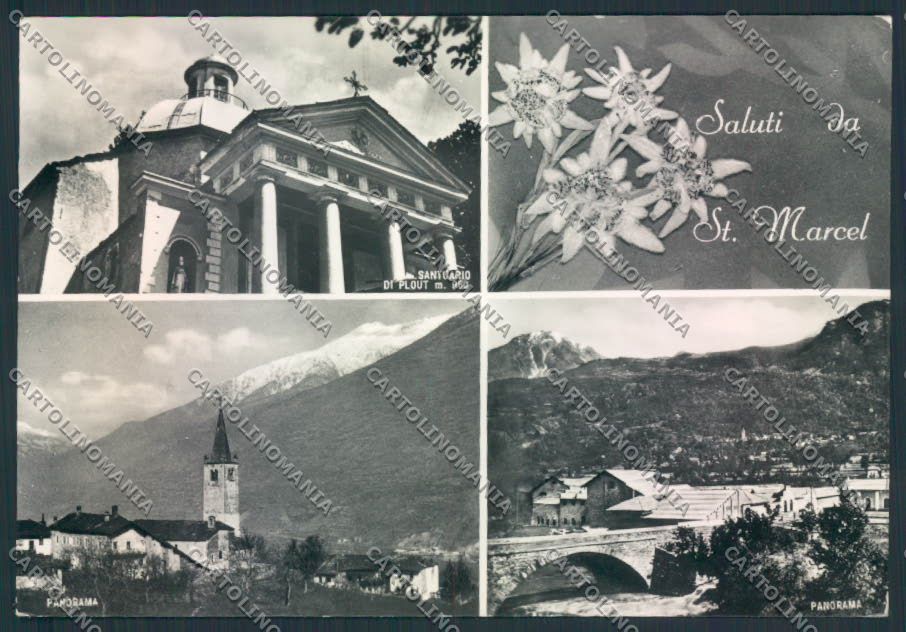 Aosta Saint Marcel foto FG cartolina MQ4801 – fronte