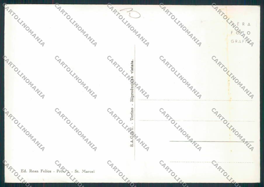 Aosta Saint Marcel foto FG cartolina MQ4801 – retro