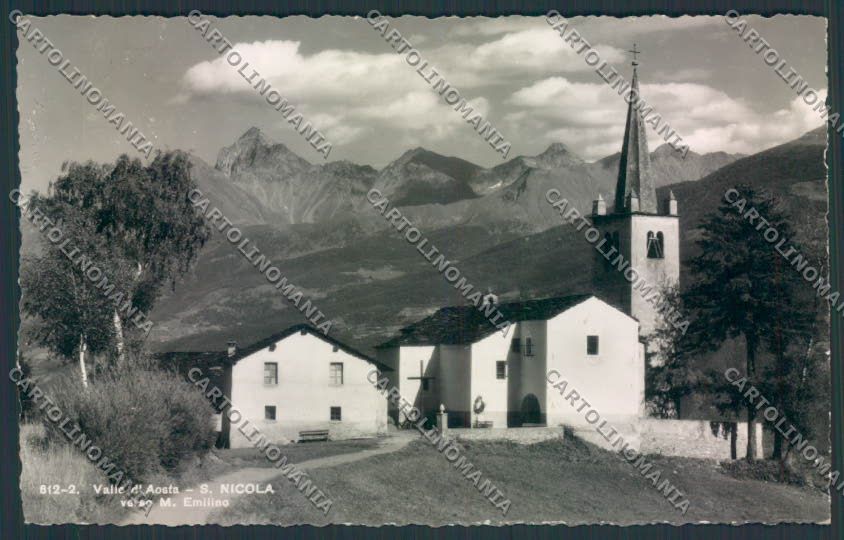 Aosta Saint Nicolas foto cartolina MQ4804 – fronte