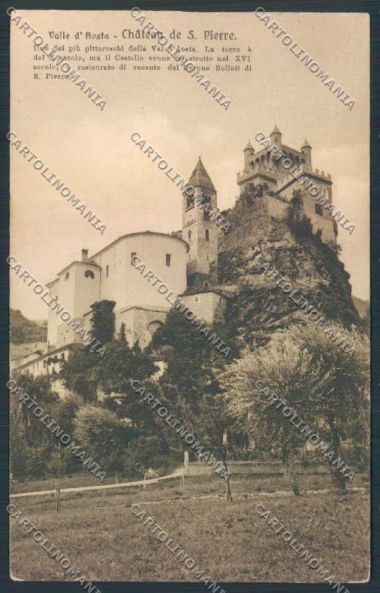 Aosta Saint Pierre cartolina MQ4817 – fronte