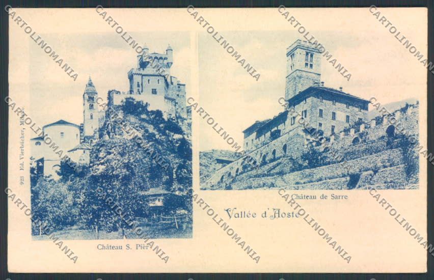 Aosta Saint Pierre cartolina MQ4819 – fronte