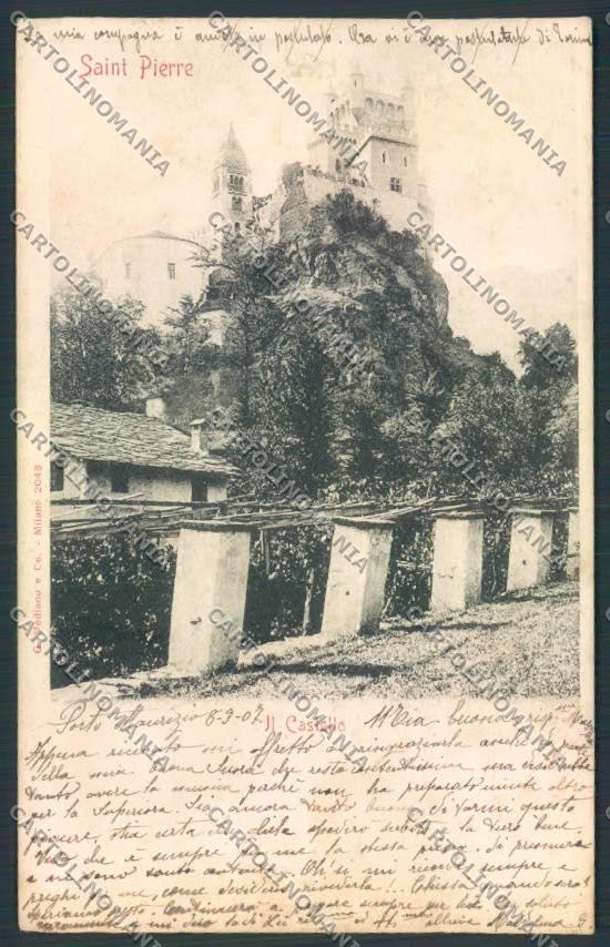 Aosta Saint Pierre cartolina MQ4827 – fronte