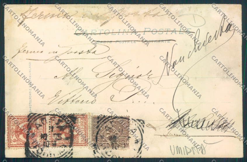 Aosta Saint Rhémy UMIDITA' cartolina MQ4833 – retro