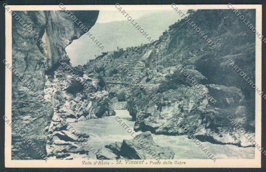 Aosta Saint Vincent cartolina MQ4837 – fronte