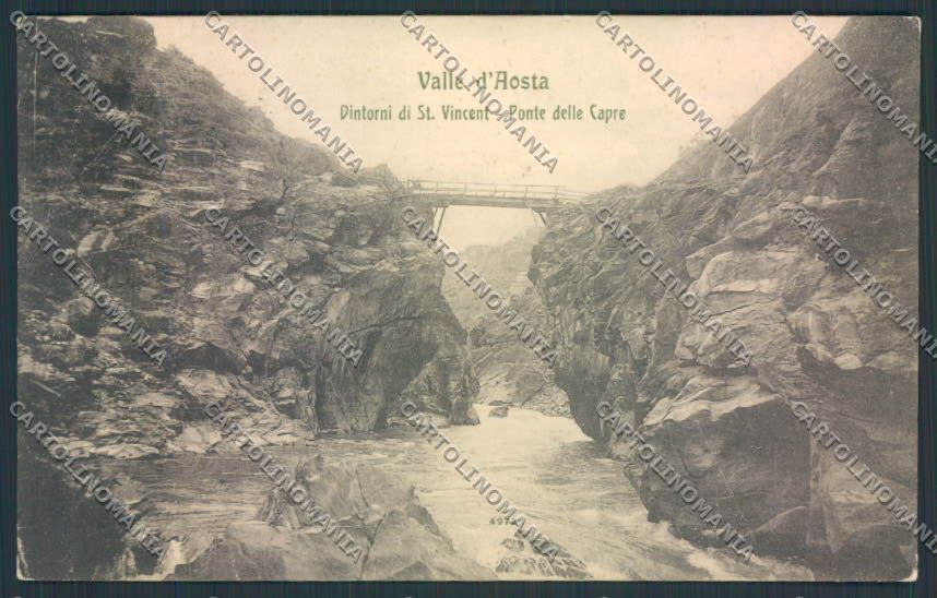 Aosta Saint Vincent cartolina MQ4840 – fronte