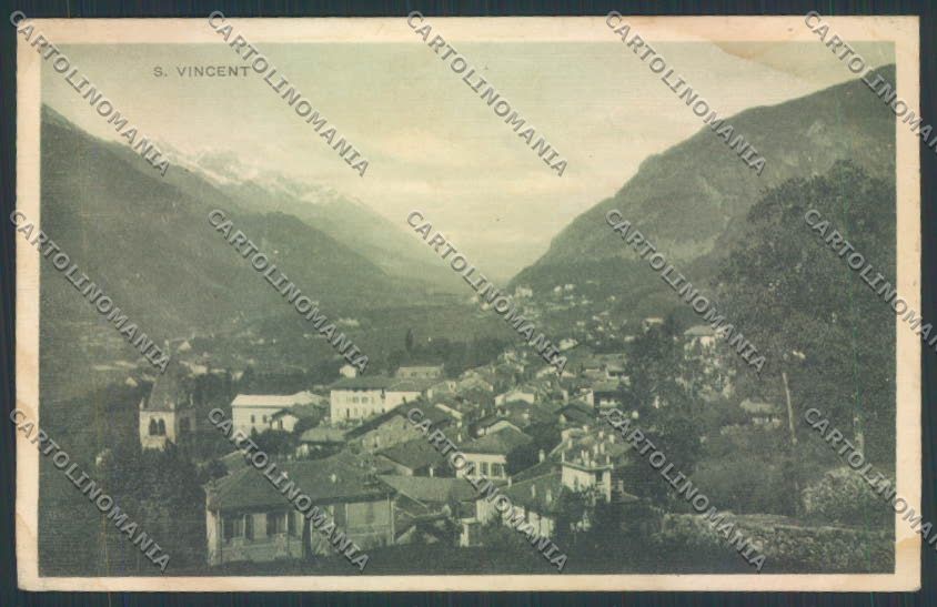 Aosta Saint Vincent cartolina MQ4842 – fronte