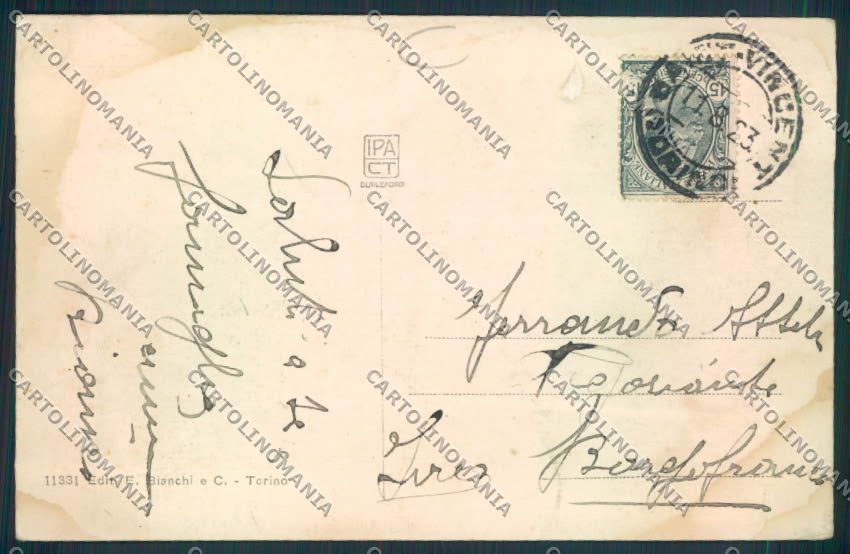 Aosta Saint Vincent cartolina MQ4842 – retro
