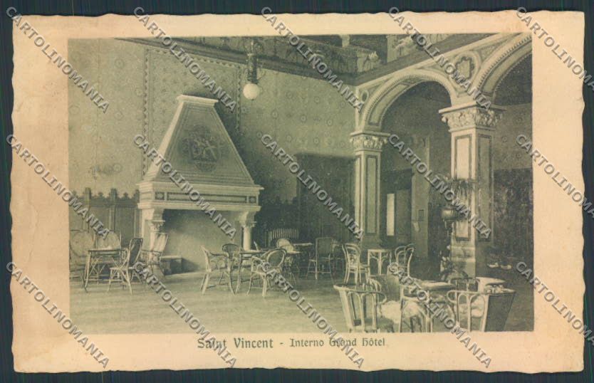 Aosta Saint Vincent cartolina MQ4848 – fronte