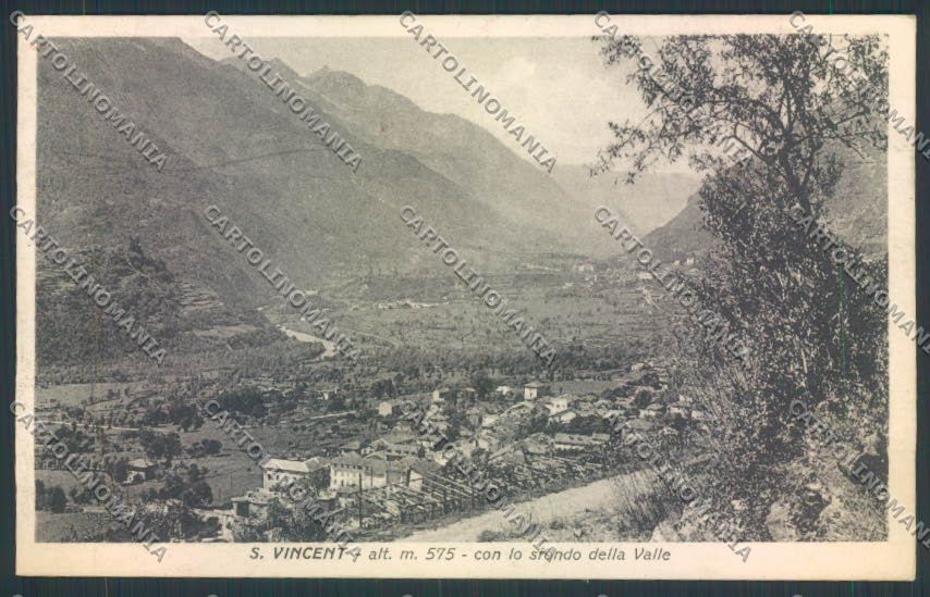 Aosta Saint Vincent cartolina MQ4849 – fronte
