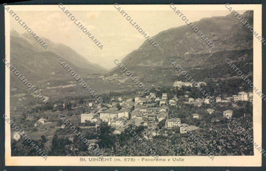 Aosta Saint Vincent cartolina MQ4855 – fronte