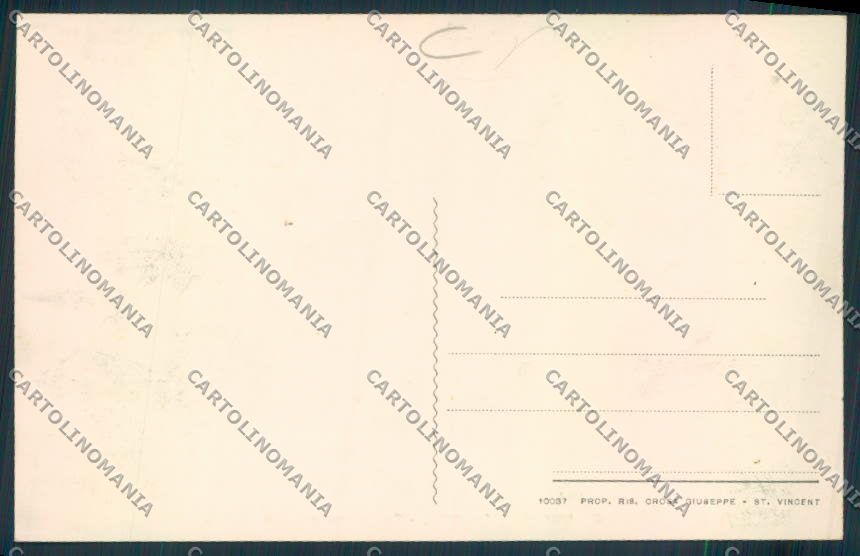 Aosta Saint Vincent cartolina MQ4855 – retro