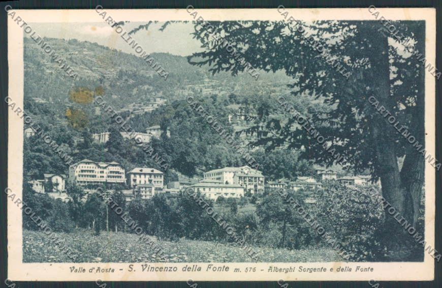 Aosta Saint Vincent cartolina MQ4856 – fronte