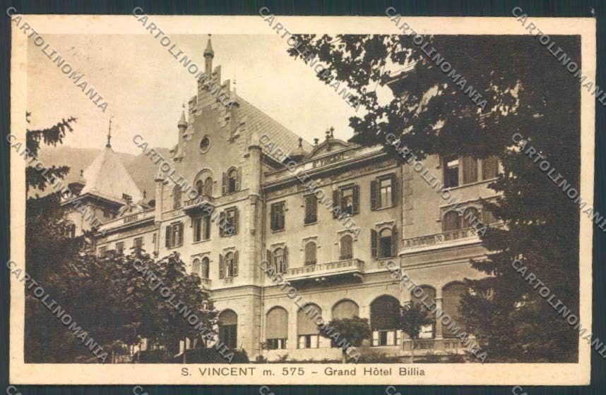 Aosta Saint Vincent cartolina MQ4859 – fronte