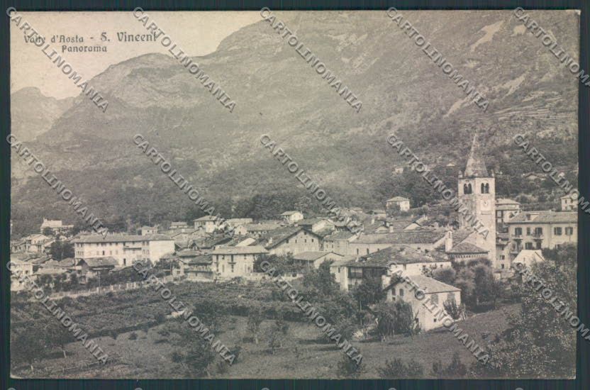Aosta Saint Vincent cartolina MQ4866 – fronte