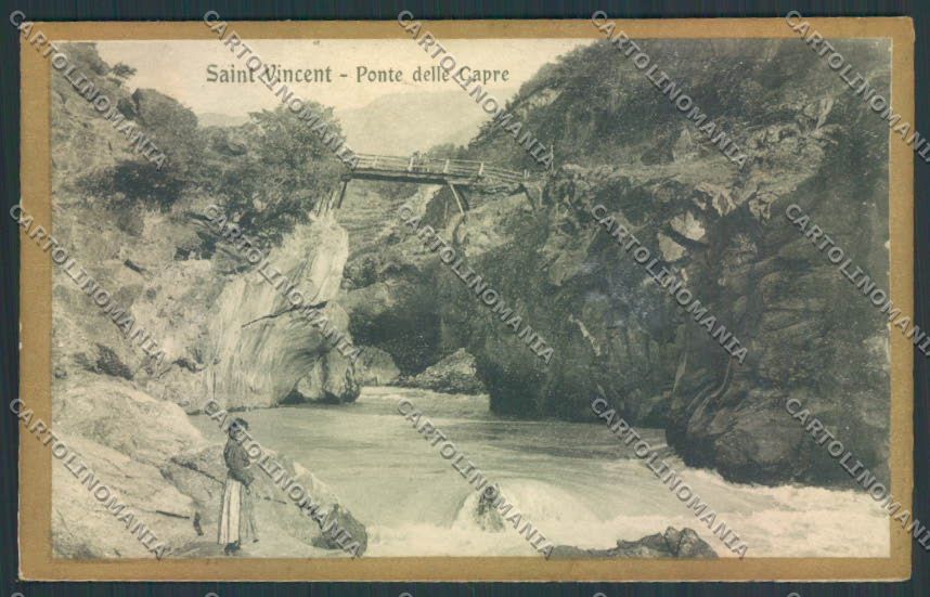 Aosta Saint Vincent SCOLLATA cartolina MQ4868 – fronte