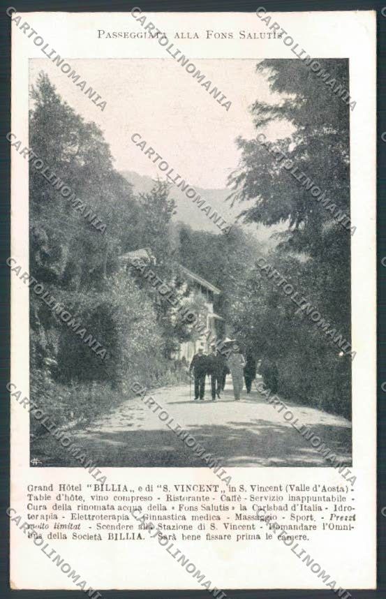 Aosta Saint Vincent cartolina MQ4872 – fronte