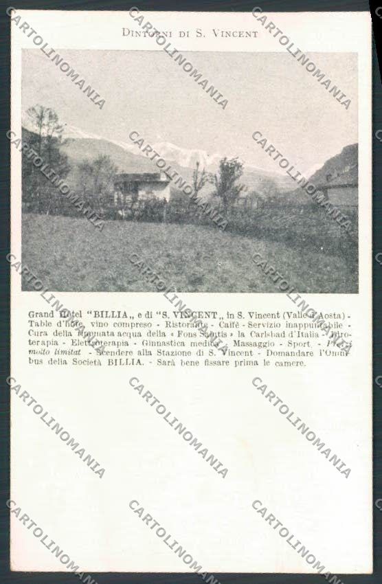 Aosta Saint Vincent cartolina MQ4873 – fronte