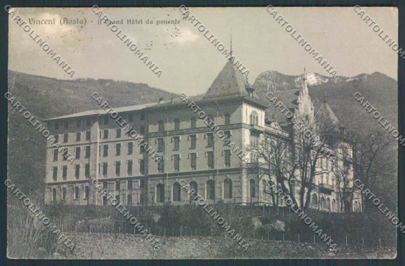 Aosta Saint Vincent cartolina MQ4874 – fronte