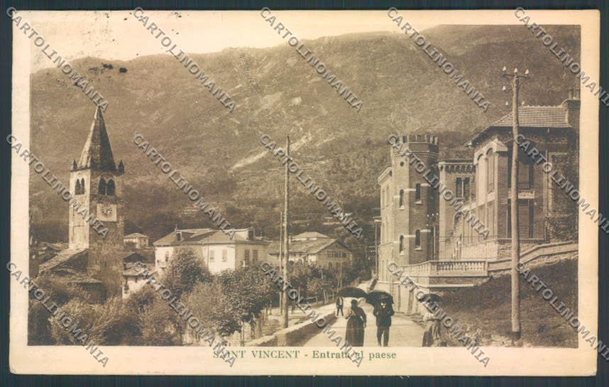 Aosta Saint Vincent cartolina MQ4876 – fronte