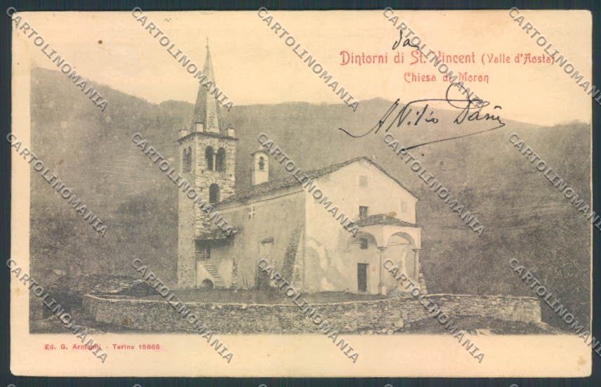 Aosta Saint Vincent cartolina MQ4878 – fronte