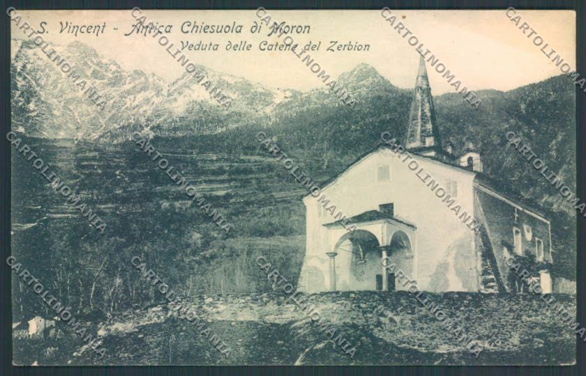 Aosta Saint Vincent cartolina MQ4880 – fronte