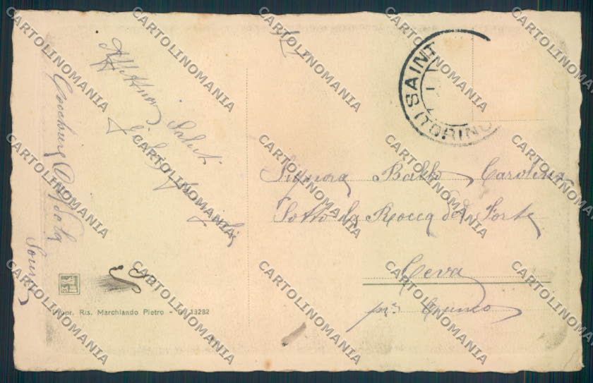Aosta Saint Vincent cartolina MQ4883 – retro