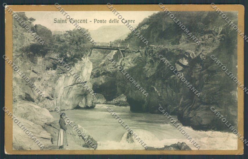 Aosta Saint Vincent cartolina MQ4886 – fronte