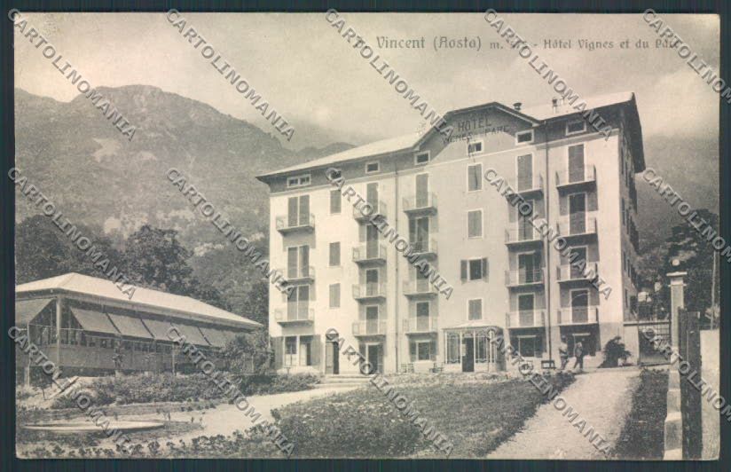 Aosta Saint Vincent cartolina MQ4887 – fronte