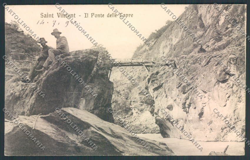 Aosta Saint Vincent cartolina MQ4888 – fronte