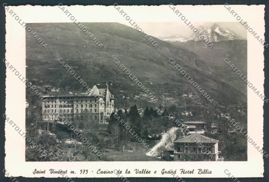 Aosta Saint Vincent foto FG cartolina MQ4908 – fronte